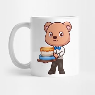 Birthday Bear Cute Cartoon Mug